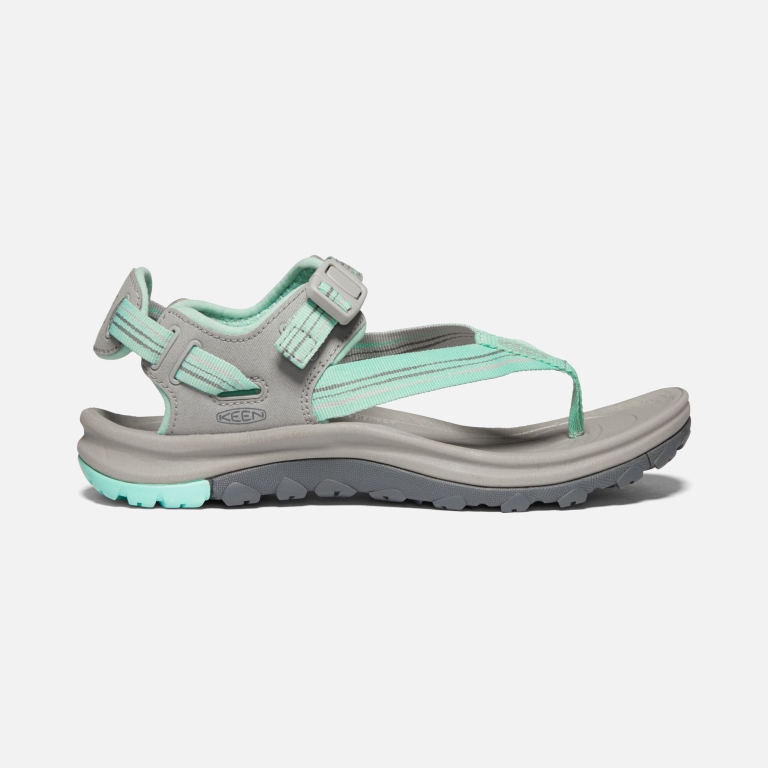 Keen Terradora II Toe Post Sandals - Women's Light Grey Sandals